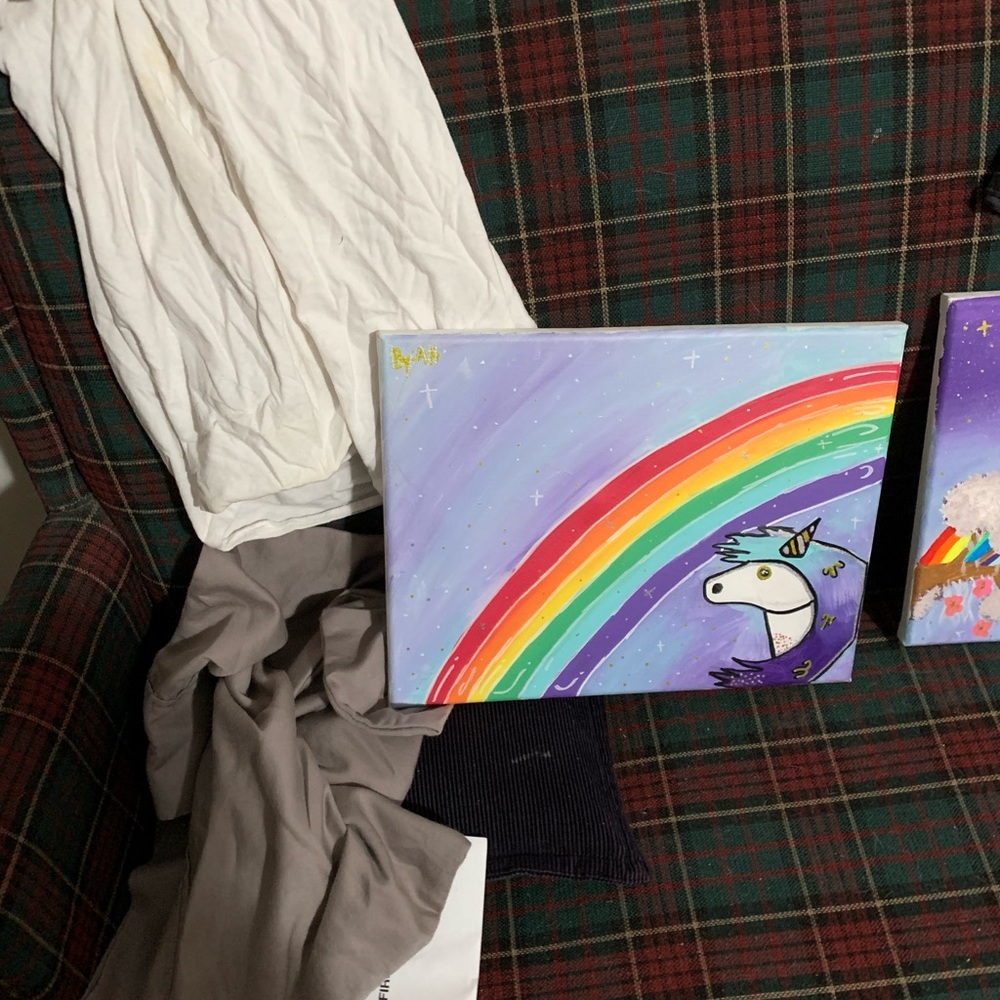 2 unique paintings